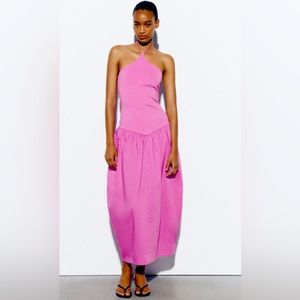 Zara halter dress